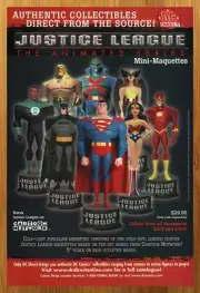 2003 Justice League Animated Series Maquettes Print Ad/Poster Batman Statue Art
