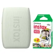 FUJIFILM INSTAX MINI LINK 3 Smartphone Printer Sage Green + 20 Film Sheets