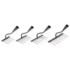 Garden Rake Garden Weeding Rake Agricultural Cultivator Rake Weeding Removal