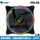 SADES 賽德斯 SOLAR 日輪 12CM RGB LED定光風扇 散熱風扇 系統風扇