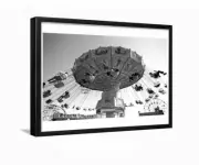 Coney Island Swings Brooklyn New York 1960s Framed Photo