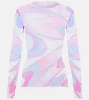 [Pucci] Pucci Iride tulle top AU 6 pink