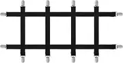 6pcs Hidden Strap Tablecloth Clips, Tablecloth Secure Straps Under Table Cloth Clips Bed Sheet Clips Elastic Strap Clip for Securing Tablecloth Picnic Tables Sofa Bed (Black)