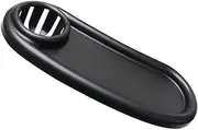DECORNIJIA Stroller Dining Tray Tray Cup Holder Stroller Pram Accessories Universal Snack Holder Black Abs