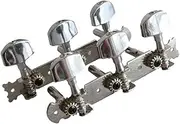 COOPHYA Replacement Guitar Tuning Keys 3 3 Chrome Tuning Pegs for Classical Guitars Gc301d