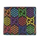 【全新現貨 補8個】茱麗葉精品 GUCCI 601089 GG Psychedelic魔幻八卡中短夾.黑現金價$13,800