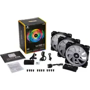 Corsair Light Loop Series, LL120 RGB, 120mm Dual Light Loop RGB LED PWM Fan, 3 Fan Pack with Lighting Node PRO