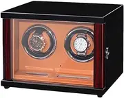 WoodWatchWinderforAutomaticWatchSilentMotorTouchPanelDisplayScreenAdjustableWatchPillowsforManWonenWatches Needed KeYJ