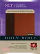 Holy Bible ― New Living Translation, Brown/Tan TuTone, New Testament With Psalms And Proverbs, Pocket Thinline, Leatherlike