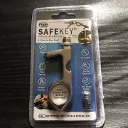 Safe Key Contact-Less LED Keychain Multi-Tool Silver Battery Included