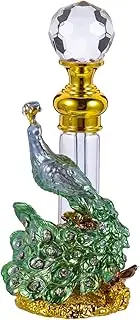 Vintage Refillable Perfume Bottle Delicate Small Perfume Storage Bottle Elegant Adornment for Women Peacock for Travel and Home Use