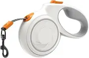 Retractable Pet Lead, Interactive Telescopic Dog Walking Strap, One-Hand Brake System, Sturdy Twist Unbound Design, Puppy Traction Rope, Ideal for Daily Walks with Dogs and Cats