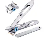 Nail Clippers For Thick Nails Wide Jaw Opening Oversized Nail Clippers,Stainless Steel Heavy Duty Toenail Clippers For Thick Nails,Extra Large Toenail