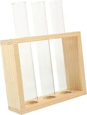 Toddmomy 1 Set Hydroponic Test Tube Vase with Wall Mount Unique Plant Propagation Tubes for Home Office Wedding Stylish Terrarium Planter to Beautify Any Space