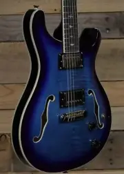 PRS SE Hollowbody II Electric Guitar Faded Blue Burst w/ Case