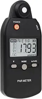 High Performance PAR Meter Illuminance Meter PPFD Sensor Full-Spectrum Record Function Indoor Outdoor Plant Light Meter for Homes, Agriculture, Warehouse
