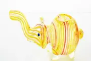 Elephant Hand Pipe in and Outside color lining design 4 inches
