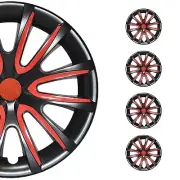 16" Wheel Covers Hubcaps for Buick Encore Black Red Gloss
