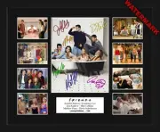 FRIENDS TV SHOW LIMITED EDITION 100 ONLY CAST SIGNED & FRAMED MEMORABILIA