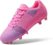 [DREAM PAIRS] Boys Girls Soccer Cleats Youth Firm Groud Athletic Outdoor Trainning Football Shoes for Little/Big Kid