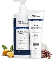 Man Matters Anti Hair Fall Shampoo And Conditioner For Men|Dht Blocker|Helps In Deep Nourishment And Frizzy-Free Hair|Sls&Paraben Free|Pack Of 2|300Ml Shampoo And 90Ml Conditioner,390 Grams