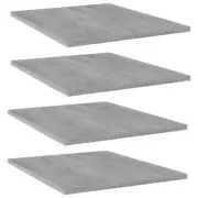 Bookshelf Replacement Boards 4pcs Chipboard Shelf 40x50cm Shelving Rack Panel