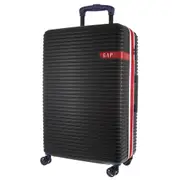 GAP Hard-shell 4-Wheel 76cm LARGE Suitcase Durable Luggage - Black