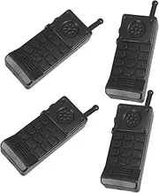 4pcs Talkie Talkie for Parent- Mini Talkie Walking Talkie Game Talkie Plastic Black