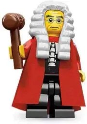 *NEW* LEGO CMF Minifigures Series 9 Judge - RETIRED - 2013