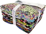 Free Spirit Kaffe Fassett 85 & Fabulous Fat Quarter Contrast 10pcs Bundle Fabric