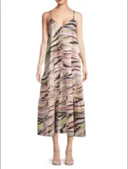 Ted Baker Womens Warrenn dusky pink midi sleeveless dress, sz 2 (US 4/6) NWT
