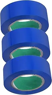 JEWEDECO 3 Rolls Blue Packing Tape Long Shipping Tape for Moving Securing Boxes High Adhesive Strength Void for Safe Transport for Logistics Commerce Use