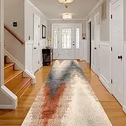Hallway Runner Rug, Soft Touch Indoor Outdoor Home Decoration Narrow Carpets 1m 1,5m 2m 2,5m 3m 3,5m 4m 4,5m 5m 5,5m 6m Entryway Kitchen Washable Non-Slip Floor Area Mats(60x200cm)