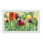 Digital Photo Frame 19in Screen White Music Clock Calendar Functions Picture SP5