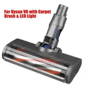 Floor Brush Head Fluffy Electric For Dyson V6 V7 V8 V10 V11 Vacuum Cleaner Parts Roller Brush Replacement