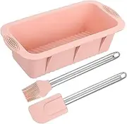 Zerodeko Non-Stick Silicone Cake Mould Oil Brush Set Baking Tool Kit Spatula Brush for DIY Baking Random