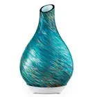 Teardrop Glass Aromatherapy Ultrasonic Essential Oil Diffuser, Seascape
