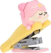 jojofuny Mini Cute Mermaid Stapler for Portable Cartoon Stapler Adorable Desk Decoration for Students and Teachers Functional Stationery Present