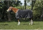 ETH.COTT.Sheet Grey/Blue 6'9 400065169 400065169 Equestrian Equipment, Blue & Gray