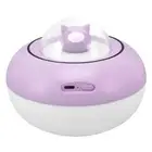 HG (Purple)Mini Humidifier Cute Cat Sculpture Portable Quiet Desktop Air Humidif