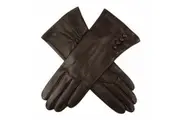 DENTS Womens Touch Screen Silk Lined Leather Gloves Ladies Warm Winter