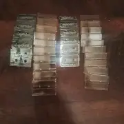 20 Count Media New Blank Clear Cassette Tapes w/cases - Recording - 62 Minutes
