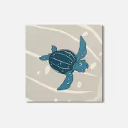 Go Diego Go Cartoon Turtle 4'' X 4'' Square Wooden Coaster