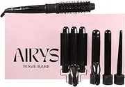 Airys Wave Babe, Thermal Brush, Curling Wand, Mermaid Waver, 5 in 1 Hair Styling Tool