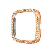 Crystal Full Screen Protector Frame Case Cover For Fitbit Versa 2 Smart Watch