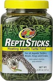 Zoo Med Repti Sticks Floating Aquatic Turtle Food Vitamins and Minerals 4.85oz