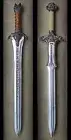 Pair of CONAN THE BARBARIAN Replica Swords,Handmade Atlantean Sword King Cosplay