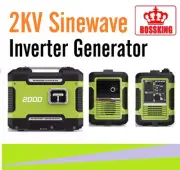 New Bossking Inverter Generator Camping Portable Sinewave 2KVA Max /1.6KVA Rated