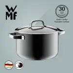 【德國WMF】FUSIONTEC德國製高身湯鍋 24CM 6.4L(波光灰 鉑灰色)