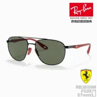 在飛比找momo購物網優惠-【RayBan 雷朋】RB3659m F02871 57mm